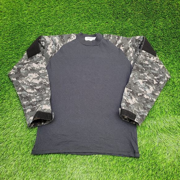 TRU-Spec Tactical Military Combat Shirt M/L 20x27 Black - Picture 1 of 14